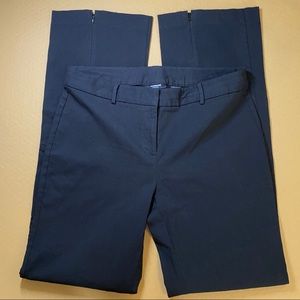 Express Black Long Tall Boot Cut Zipper Cuffs Stretch Pants